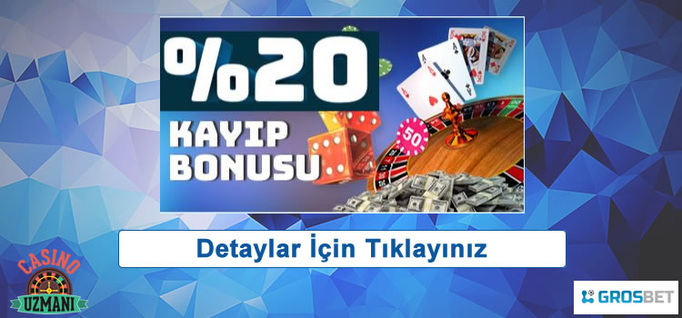 Grosbet Canlı Casino Kayıp Bonusu