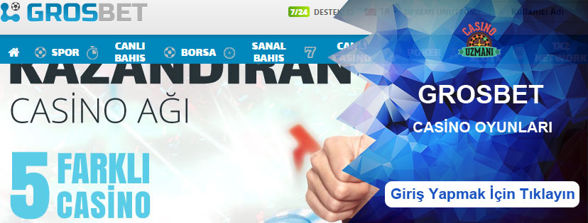 Grosbet Casino Oyunları Nelerdir