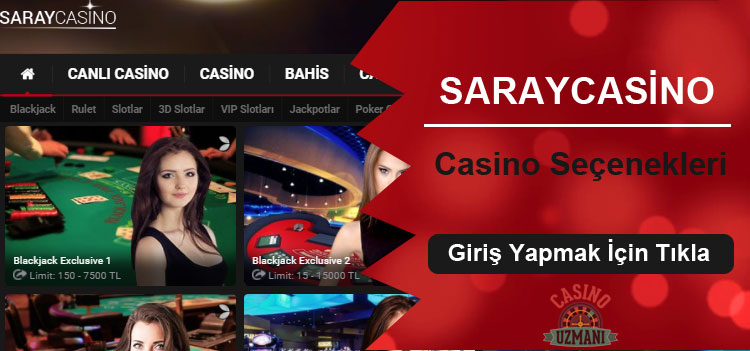 Saraycasino Casino Oyun Seçenekleri