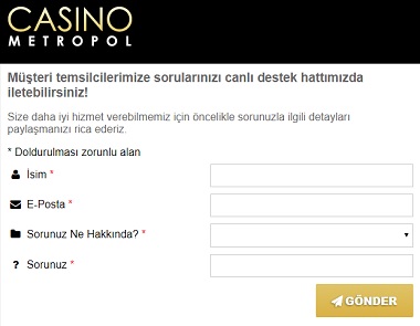 casinometropol güvenilir mi