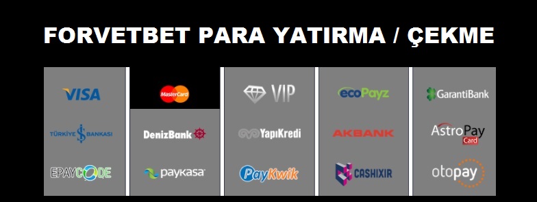 forvetbet para yatırma ve çekme