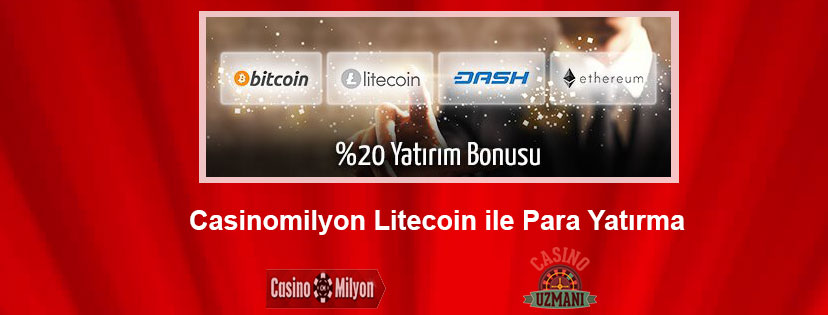 Casinomilyon Litecoin ile Para Yatırma