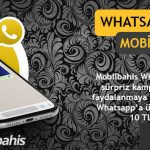 Mobilbahis'ten Kullanıcılarına Özel Whatsapp Bonusları